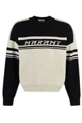 Isabel Marant Logo Intarsia-Knit Crewneck Jumper