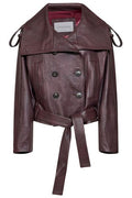 7 For All Mankind Double Breasted High Neck Short Coat