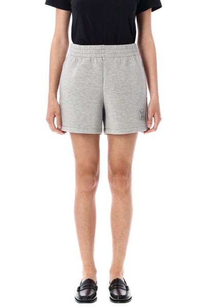 Anine Bing Monogram Embossed Shorts