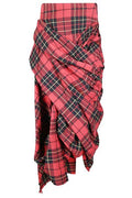 Limi Feu Draped Check Skirt