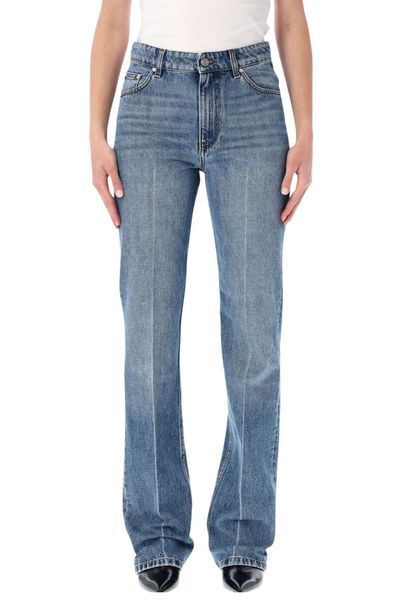 Stella McCartney Contrast Stitch Straight Jeans