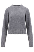 AMI Paris de Coeur Logo Embroidered Knitted Jumper