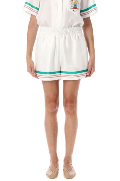 Casablanca Casa Way Elastic Waist Shorts