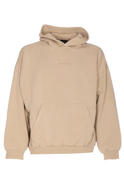 Balenciaga Logo Embroidered Medium Fit Hoodie