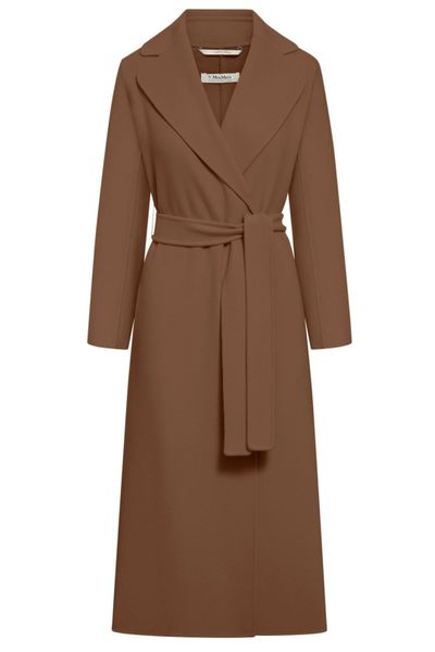'S Max Mara Poldo Belted Long-Sleeved Coat