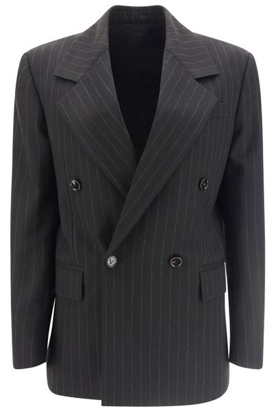 Bottega Veneta Pinstripe Shirt Jacket