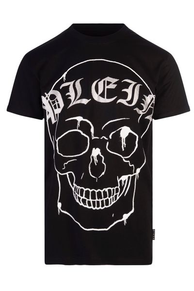 Philipp Plein Skull Printed Round Neck SS T-Shirt