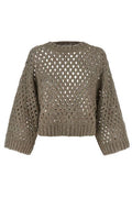 Brunello Cucinelli Crewneck Cropped Jumper