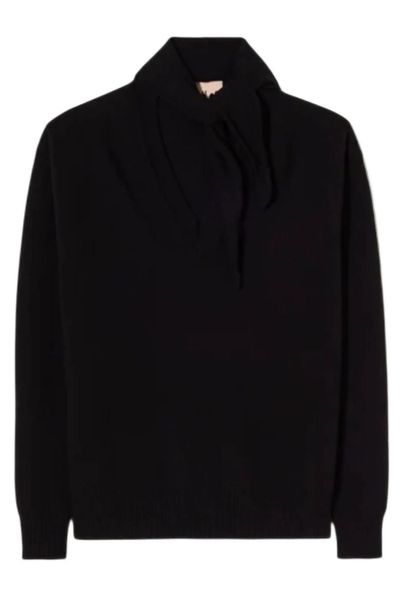 Plan C Tie Neck Sweater