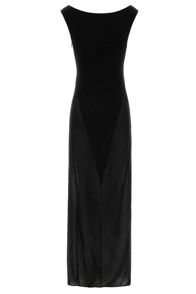 Alaïa Sheer Panel Bodycon Dress