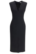 Givenchy V-Neck Pencil Midi Dress