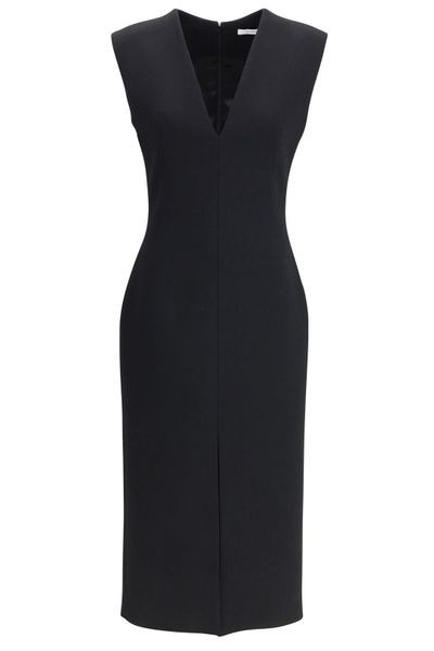 Givenchy V-Neck Pencil Midi Dress