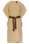 Burberry Belted Button-Detail Cape