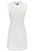 Loewe Ruffled Ribbed Knitted Dress