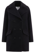 Alaïa Double-Breasted Straight Hem Caban Coat