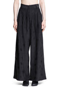 Uma Wang Patterned-Jacquard Wide-Leg Trousers