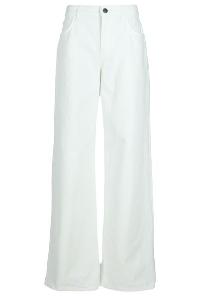 The Row Button Detailed Straight Leg Jeans