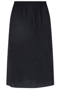 MM6 Maison Margiela Logo Printed Buttoned Midi Skirt
