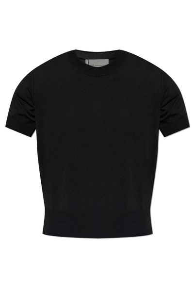 AMI Fine Knit Crew Neck T-Shirt