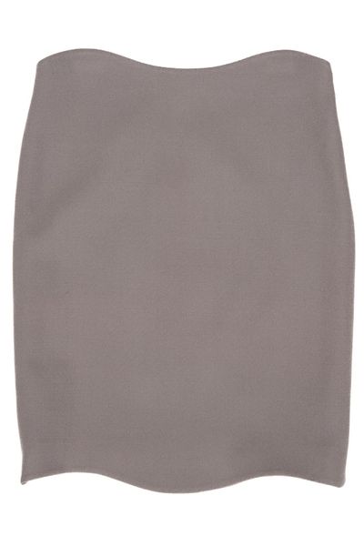 Alaïa Curved Crepe Skirt
