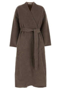 Co Double Wrap Belted Coat