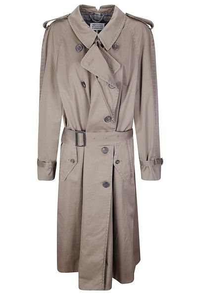 Maison Margiela Folded Collared Trench Coat
