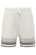Casablanca Stripe Detailed Drawstring Shorts