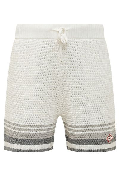 Casablanca Stripe Detailed Drawstring Shorts