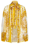 Dolce & Gabbana Majolica-Printed Top