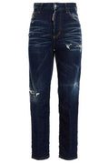 Dsquared2 Embroidered Distressed Effect Jeans