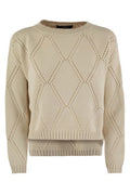 Weekend Max Mara Crewneck Asymmetric Oversized Jumper