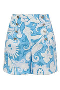 Etro Paisley-Printed Wide-Leg Shorts