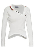Vivienne Westwood Glory Asymmetric Polo Top