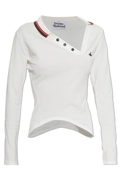 Vivienne Westwood Glory Asymmetric Polo Top