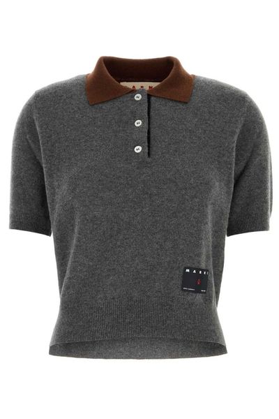 Marni Short-Sleeve Polo Top