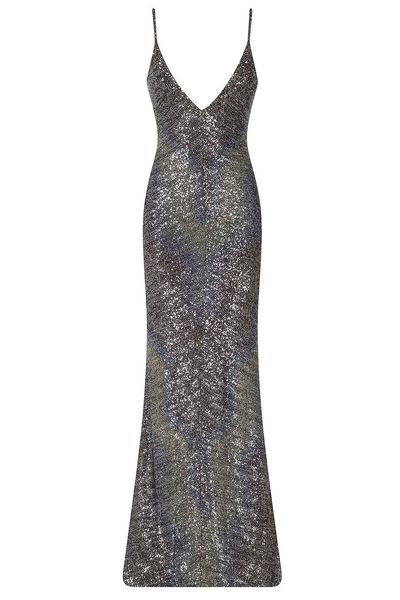 Missoni Caperdoni Metallic Knit Long Dress
