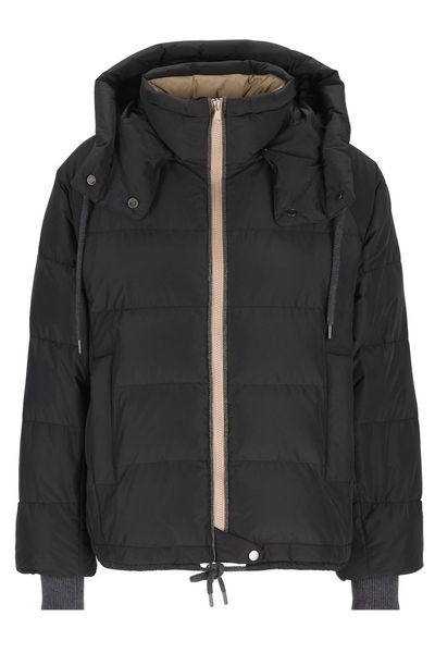 Brunello Cucinelli Hooded Quilted Jacket