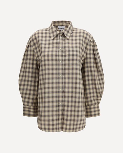 Ganni Relaxed Check Shirt