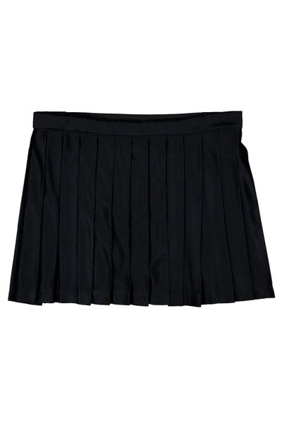 Vetements Open Back Pleated Mini Skirt