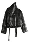 Rick Owens Cropped Scarf Flight Jacket