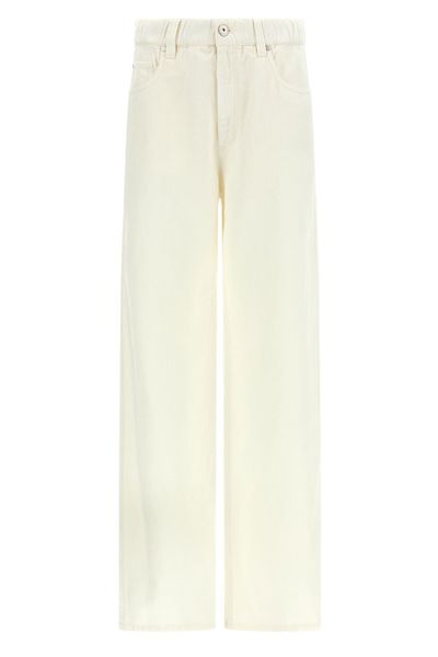 Brunello Cucinelli Garment-Dyed Contemporary Trousers