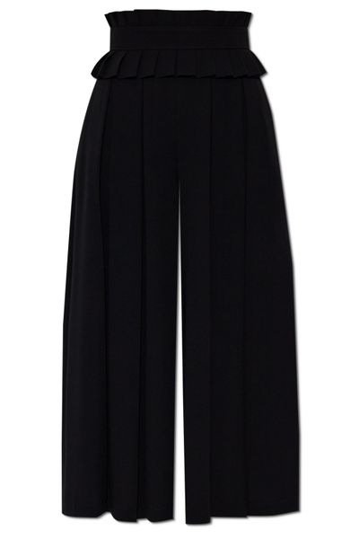 Max Mara Stadion Pleated Wide-Leg Trousers