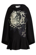 Valentino X Undercover Floral Patterned Drawstring Dress