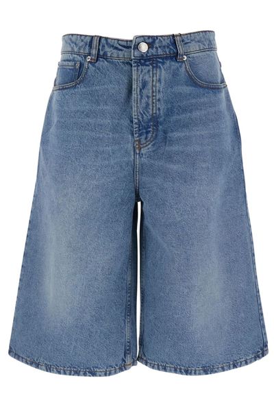 AMI Paris Logo Patch Bermuda Shorts