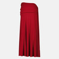 Rabanne Draped Jersey Midi Skirt