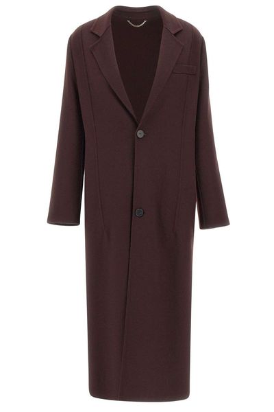 Victoria Beckham Double-Breasted Long Coat