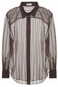 Brunello Cucinelli Sequin Embellished Long Sleeved Shirt