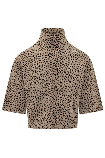 Givenchy High Neck Patterned Top