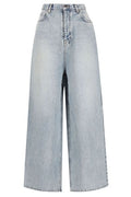 Balenciaga Wide-Leg Distressed Jeans