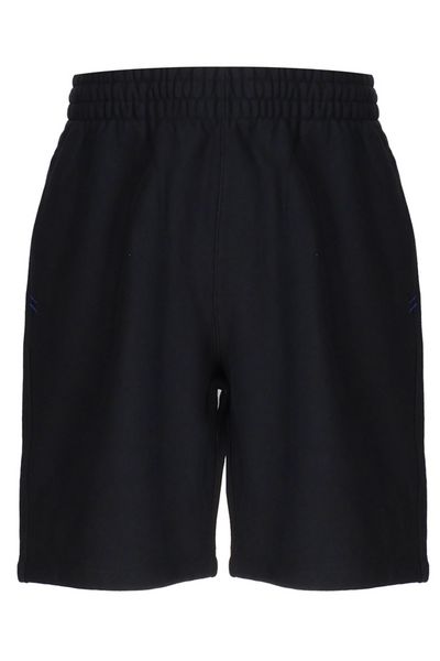Burberry Logo Patch Straight-Leg Shorts